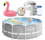 Каркасний Басейн Intex 26712 366x76 см з Насосом + Надувні Іграшки