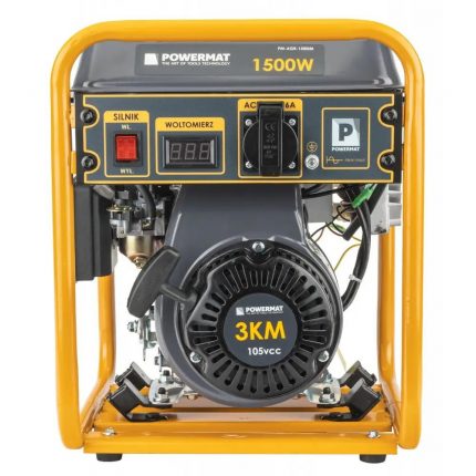Генератор Інверторний Однофазний Powermat 1500 Вт PM-AGR-1500IM - Компактна Потужність для Різних Потреб