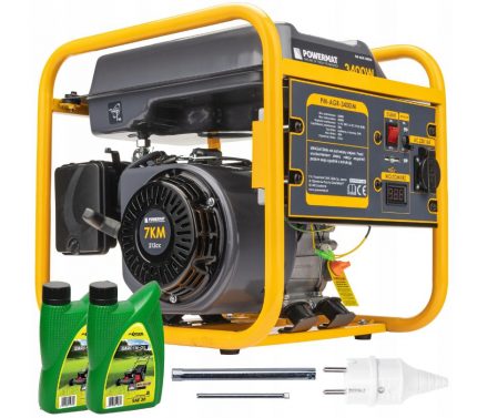 Генератор Однофазний Powermat 3400 Вт - Потужний Джерело Енергії для Різних Потреб