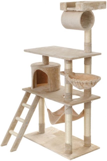 Котяча Кігтеточка з Гамаком - Комфорт та Розваги для Вашого Кота