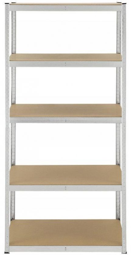 Металевий Складський Стелаж 180x90x30 см - Міцний та Функціональний