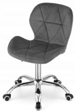 Офісне Крісло Muf-Art DORM, Сірий Оксамит - Елегантність і Зручність - Зображення 8