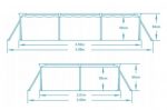 Каркасний Прямокутний Басейн BESTWAY 300x201 см 19 в 1 - Літній Відпочинок для Всієї Родини - Зображення 5