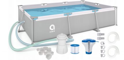 Прямокутний Каркасний Басейн Avenli 300x207 см - Комплект 15 в 1