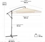 Велика Складна Садова Парасолька CLASSIC UV50 OUTTEC О-66278 - Надійний Захист Від Сонця та Негоди - Зображення 3