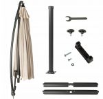 Велика Складна Садова Парасолька CLASSIC UV50 OUTTEC О-66278 - Надійний Захист Від Сонця та Негоди - Зображення 12