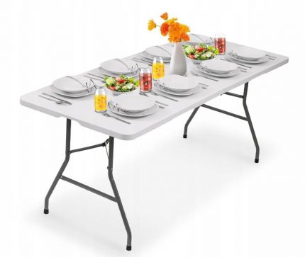 Стіл Tadar Пластиковий Прямокутний 180 x 74 x 74 см - Зручність і Стійкість для Вашого Простору