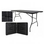 Стіл Розкладний Туристичний для Пікніка Bonro BS 180 x 74 Чорний - Ідеальний Супутник для Ваших Поїздок на Природу - Зображення 2