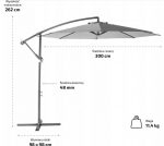 Садова Парасолька Modern UV50 OUTTEC О-42142 - Ваша Персональна Оаза Комфорту - Зображення 2