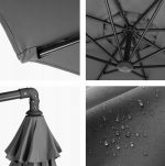 Садова Парасолька Modern UV50 OUTTEC О-42142 - Ваша Персональна Оаза Комфорту - Зображення 4