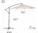 Садова Парасолька Modern UV50 Outtec О-42143 - Ультрафешн зі Захистом від Сонця - Зображення 2