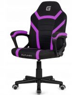 Офісне Крісло Lugano Mario Black Purple - Комфорт і Дизайн для Вашого Офісу