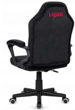 Офісне Крісло Lugano MARIO BLACK ALCANTARA - Вишуканість і Зручність для Робочого Простору - Зображення 5