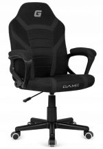 Офісне Крісло LUGANO MARIO BLACK FULL FABRIC - Гармонія Стилю та Комфорту для Продуктивного Робочого Дня - Зображення 4