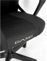 Офісне Крісло LUGANO MARIO BLACK FULL FABRIC - Гармонія Стилю та Комфорту для Продуктивного Робочого Дня - Зображення 7