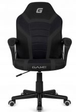 Офісне Крісло LUGANO MARIO BLACK FULL FABRIC - Гармонія Стилю та Комфорту для Продуктивного Робочого Дня - Зображення 2