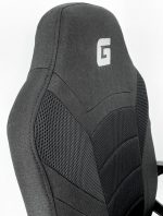 Офісне Крісло LUGANO MARIO BLACK FULL FABRIC - Гармонія Стилю та Комфорту для Продуктивного Робочого Дня - Зображення 8