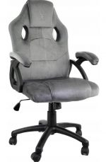 Геймерське Крісло Lugano CARRERA M ALCANTARA GREY - Преміум Комфорт - Зображення 2