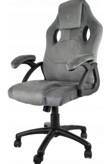 Геймерське Крісло Lugano CARRERA M ALCANTARA GREY - Преміум Комфорт