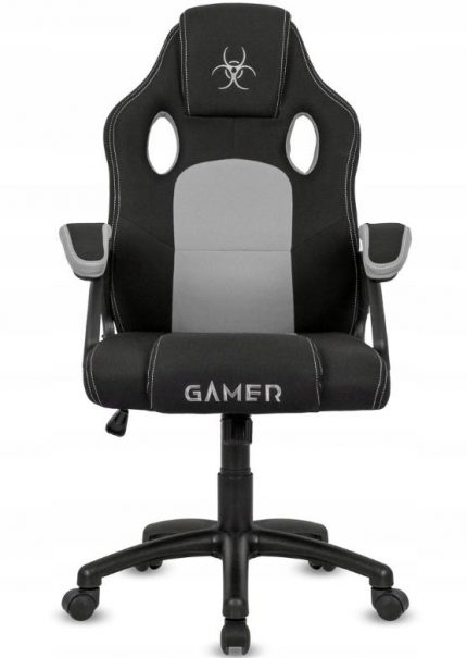 Геймерське Крісло Lugano CARRERA GREY FABRIC - Високий Комфорт для Геймерів