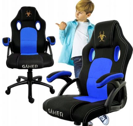 Геймерське Крісло Lugano CARRERA M BLUE FABRIC - Ідеальний Вибір для Геймерів