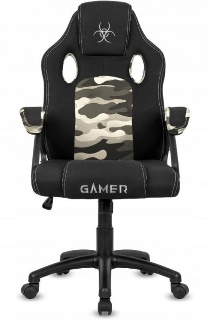 Геймерське Крісло Lugano CARRERA M ARMY FABRIC - Зручність та Стиль