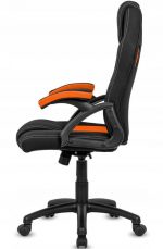 Геймерське Крісло Lugano CARRERA M ORANGE FABRIC - Комфорт для Довготривалих Геймерських Сесій - Зображення 5
