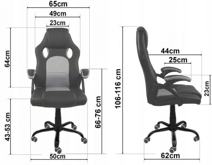 Геймерське Крісло Lugano CARRERA M ORANGE FABRIC - Комфорт для Довготривалих Геймерських Сесій - Зображення 13