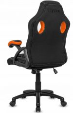 Геймерське Крісло Lugano CARRERA M ORANGE FABRIC - Комфорт для Довготривалих Геймерських Сесій - Зображення 6