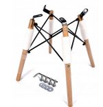 Скандинавське Крісло LUGANO IMPERIA BEIGE BLACK LEGS - Ваш Новий Фаворит в Декоруванні Інтер'єру - Зображення 6