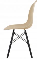 Скандинавське Крісло LUGANO IMPERIA BEIGE BLACK LEGS - Ваш Новий Фаворит в Декоруванні Інтер'єру - Зображення 4