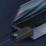 Повербанк Baseus Digital Display 30000mAh 65W + Кабель USB to Type-C Чорний - Зображення 8