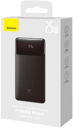 Повербанк Baseus Bipow 20000mAh Digital Display Fast Charge 25W Black - Надійний і Швидкий - Зображення 8