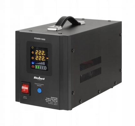 Джерело Аварійного Живлення UPS Rebel Power 1000 12V/230V RB-4003 - Надійний Захист для Ваших Електронних Пристроїв
