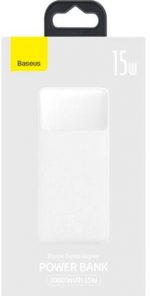 Портативний Акумулятор Baseus Bipow Digital Display Power Bank 20000 mAh 15W White (PPDML-J02) - Мобільна Енергія - Зображення 6