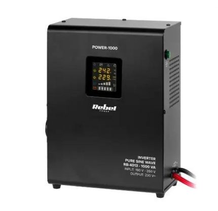 Джерело Аварійного Живлення UPS Rebel Power 1000 12V/230V RB-4013 - Висока Потужність для Аварійного Живлення