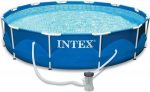 Каркасний Басейн Intex 28212-3 366 x 76 см з Тентом і Фільтр-Насосом - Ідеальний для Літнього Відпочинку - Зображення 3