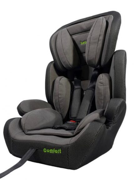 Автокрісло Bebico COMFORT GREY 9-36 кг - Безпека і Комфорт для Дітей у Дорозі