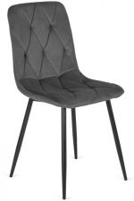 М'які Стільці BORGO VELVET, Комплект 4 Шт - Елегантність і Комфорт для Вашого Інтер'єру - Зображення 3