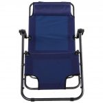 Розкладний Садовий Шезлонг RahheGarden Синій - Ідеальний для Відпочинку на Свіжому Повітрі - Зображення 4