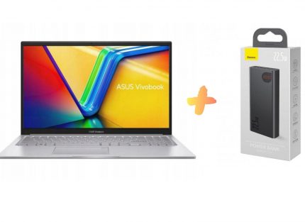 Ноутбук Asus Vivobook X 1504ZA-BQ 507 i5-1235U / 8GB / 512GB SSD / Win11 + Повербанк Baseus - Потужний Комплект для Роботи