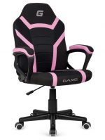 Офісне Крісло Lugano MARIO BLACK PINK Fabric - Комфорт і Стиль для Вашого Робочого Місця