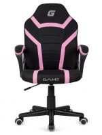 Офісне Крісло Lugano MARIO BLACK PINK Fabric - Палітра Комфорту та Стилю для Вашого Простору - Зображення 2