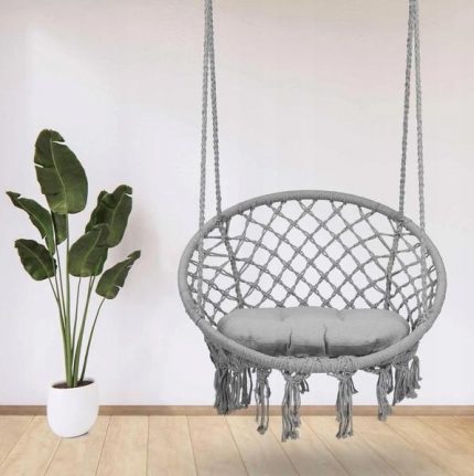 Підвісна Гойдалка Гамак з Подушкою Garden Grey - Комфортний Відпочинок