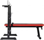 Плоска тренувальна лава для штанги FUNFIT - ідеальний вибір для вашого домашнього тренажерного залу - Зображення 3