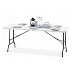 Складаний туристичний стіл Garden Line 180 см білий: Ідеальний компаньйон для ваших пригод - Зображення 2