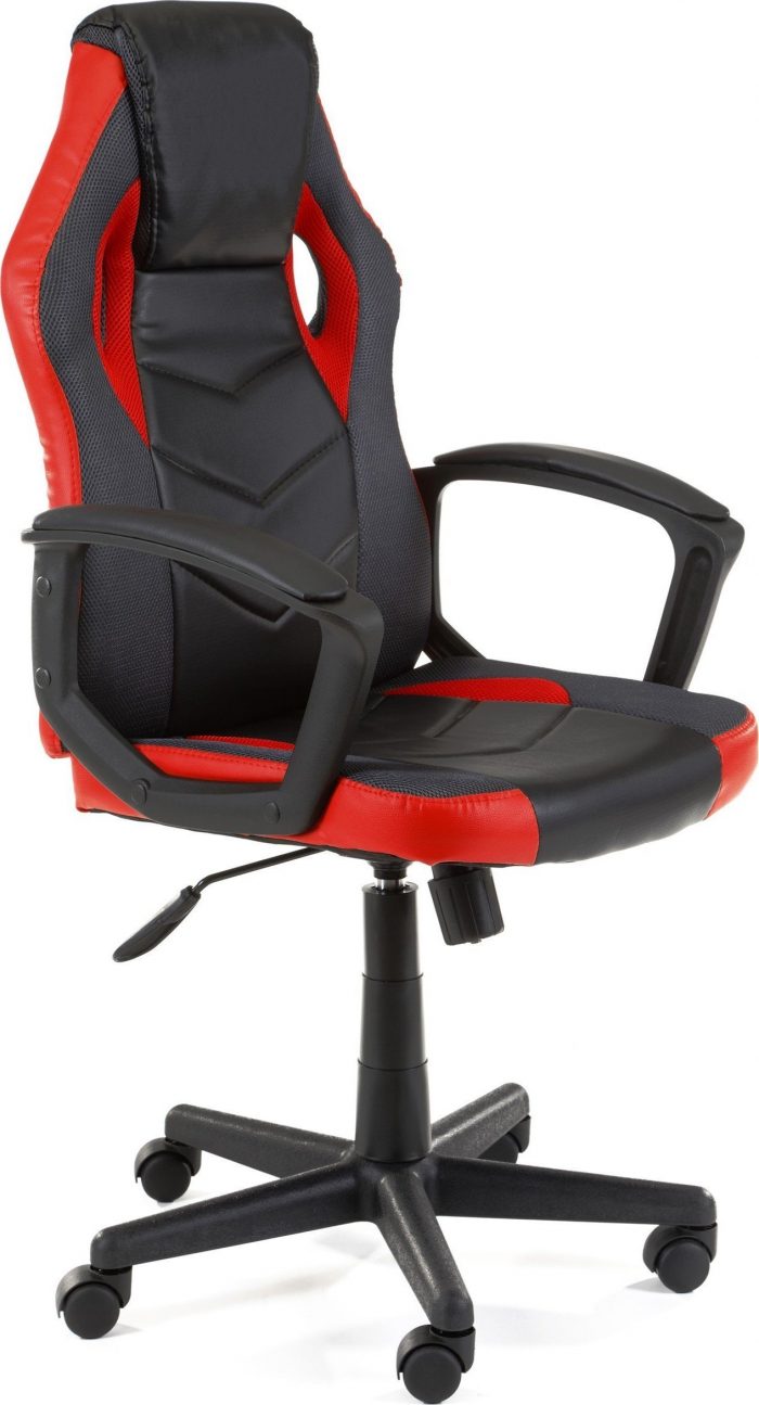 Геймерське крісло 4 Gamers Black-RedГ: стильний і функціональний дизайн для справжніх геймерів - Зображення 1