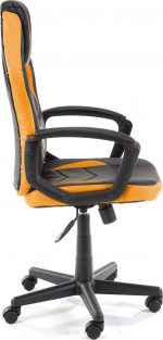 Геймерське крісло 4 Gamers Black-Orange: Ідеальний баланс комфорту - Зображення 2