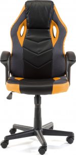 Геймерське крісло 4 Gamers Black-Orange: Ідеальний баланс комфорту - Зображення 3