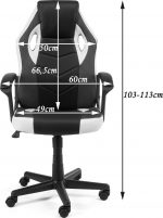 Геймерське крісло 4 Gamers Black-Orange: Ідеальний баланс комфорту - Зображення 6